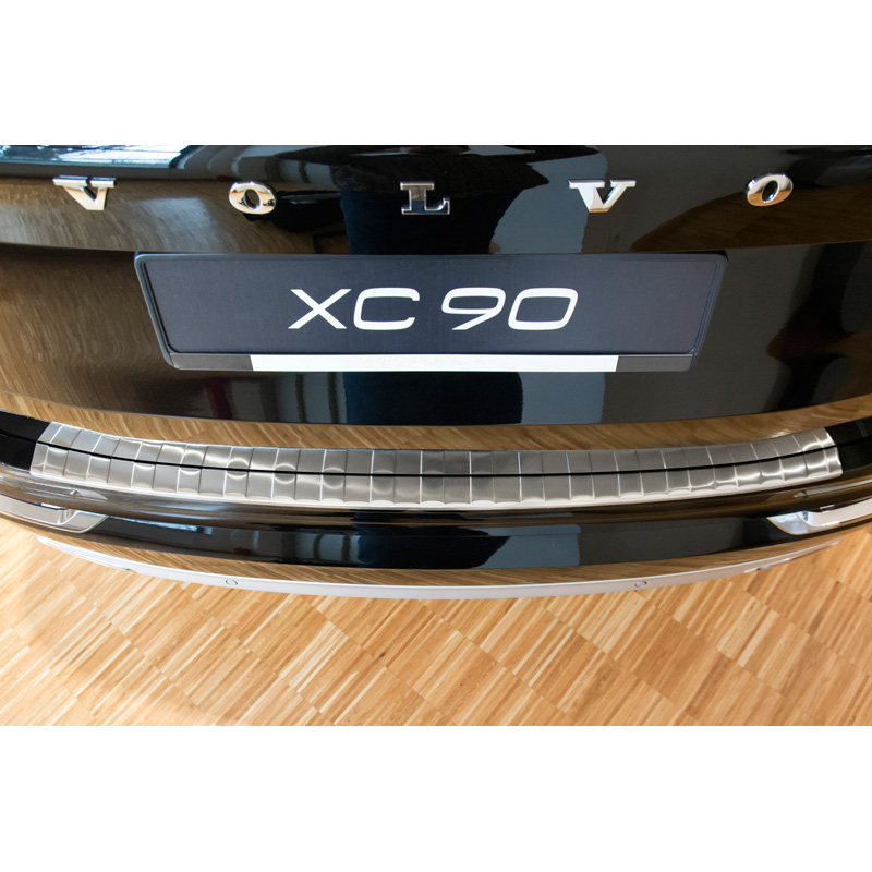 Stainless Steel Rear bumper protector  Volvo XC90 2015-2019 & all Facelift models 'Ribs'