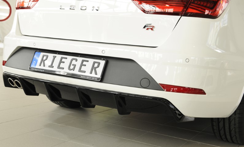 Diffusor Seat Leon ST FR 5F Station Wagon Rieger Glossy Black
