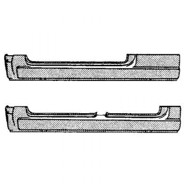 Dorpel links BMW E30 82-90 2 DEURS