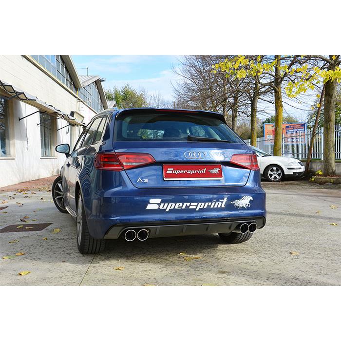 AUDI A3 8V Sedan QUATTRO 1.8 TFSI (180 Hp) 2013 -> 2015 Endpipe kit OO90 Right + OO90 Left
