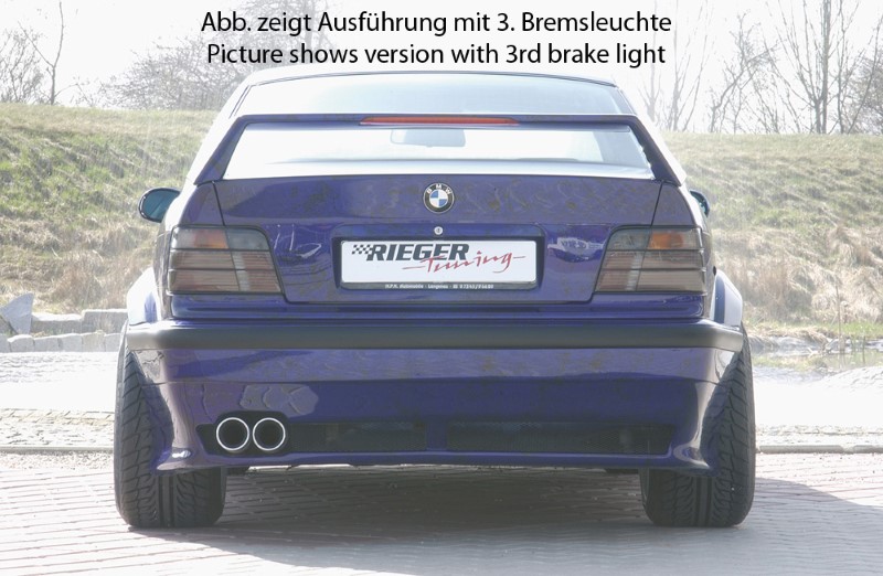 Achterspoiler BMW E36 Coupe without 3e remlicht Riege
