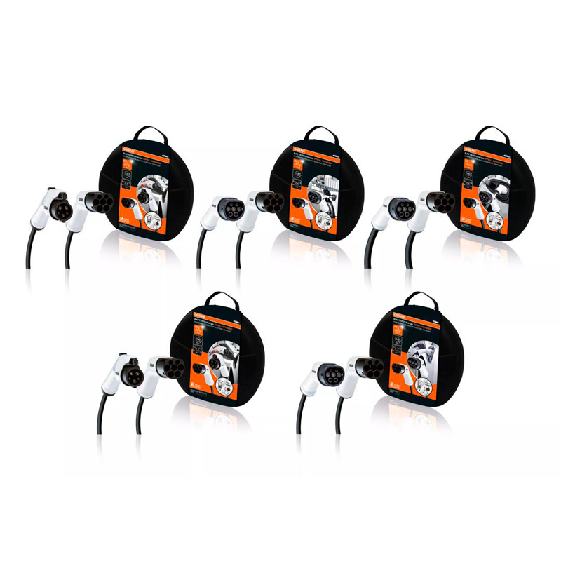 Osram BATTERYcharge 7PIN Type2>2 16A 3ph (5m) - Charging Cable EV