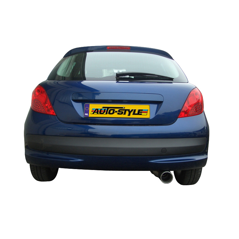 100% Inox Sport Exhaust  Peugeot 207 1.4 16v (90HP) 2006- 102mm