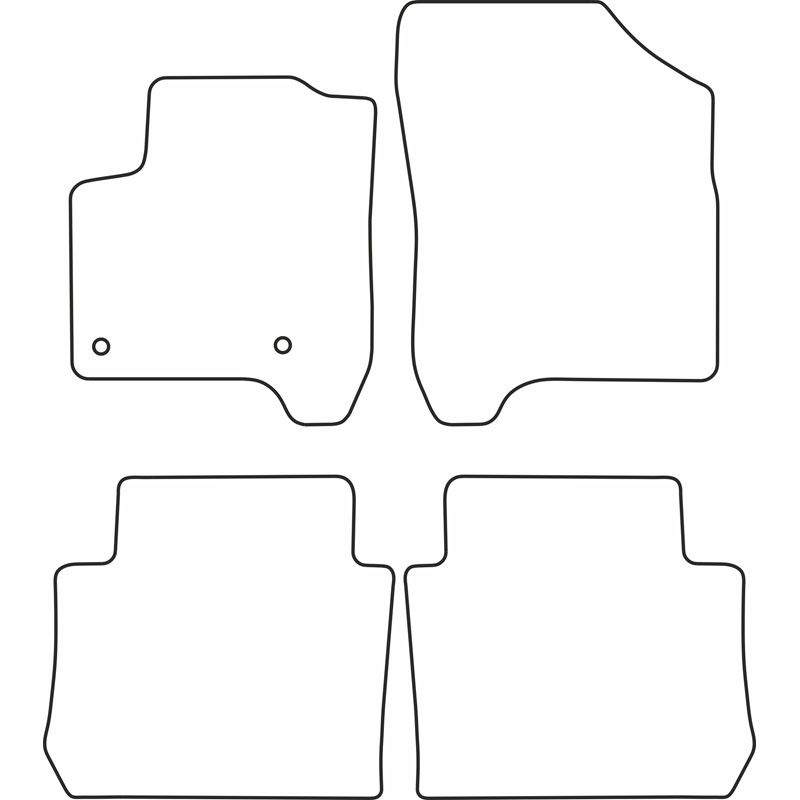 Automatten  Citroen C3 Picasso 2009-