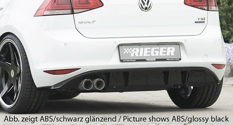 Achterbumper Diffusor Rieger VW Golf VII