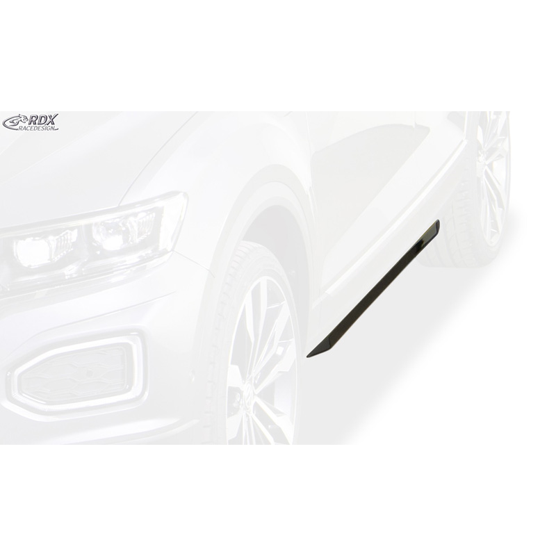 Side skirts 'Slim'  Volkswagen T-Roc 2017- (ABS glossy black)