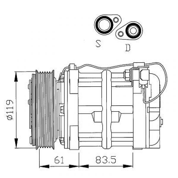 Compressor VOLVO 850 94-97