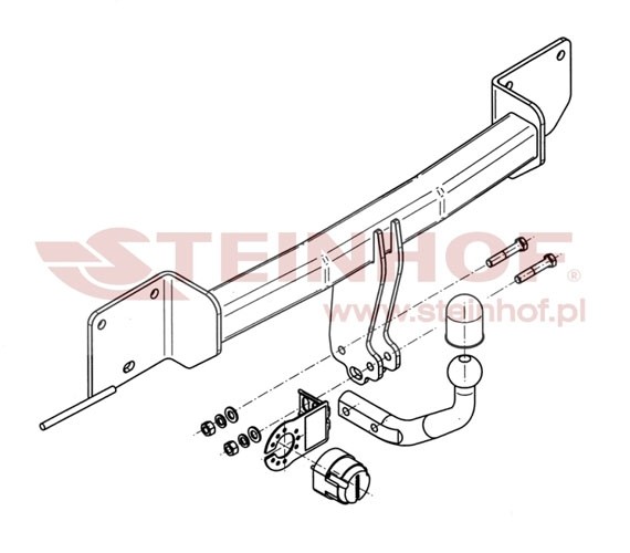 Trekhaak BMW 1 Serie 2D Coupe (E82) (excl. 135i) 2007-2011