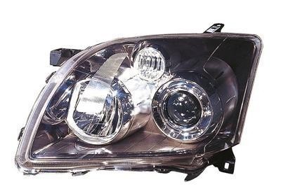 koplamp, H7+H1, elektr verstelb, links, 07/2006-Toyota Avensis,