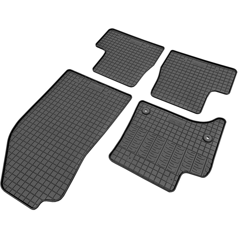 CIKCAR Rubber car mats set  Fiat Grande Panda MHEV 2025- (4-pieces + fixing system)