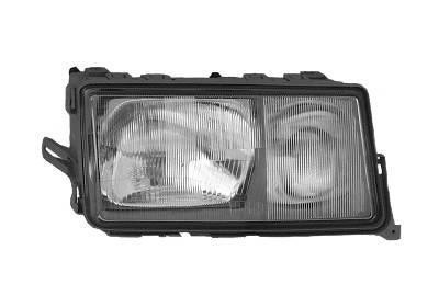 koplamp, H4+H3, pneum verstelb, rechts Mercedes W201 (190), 1983