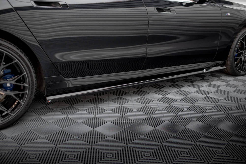 Zijskirts BMW 7 Serie G70 M Pakket Maxton Glans Zwart