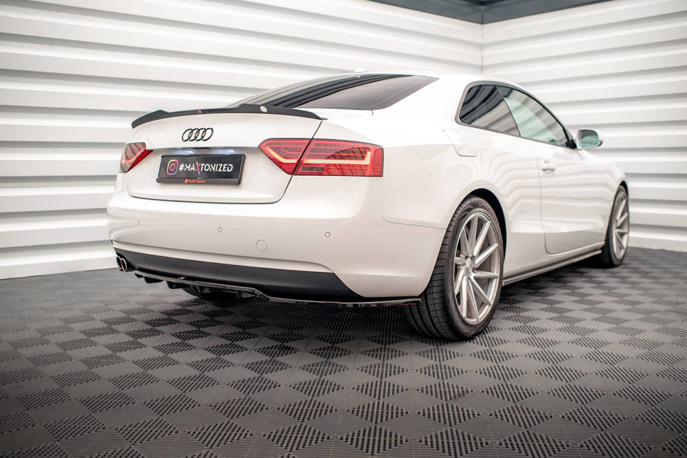 Diffuser Audi A5 Coupe 8T Facelift  2011 - 2016  Maxton Glans Zwart