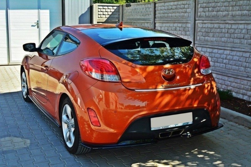 Zijskirts Diffusers Hyundai Veloster Glanzend Zwart