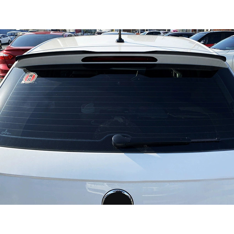 Dakspoiler (Spoiler Cap)  Volkswagen Polo VI (AW) 2017- (ABS Glanzend zwart)