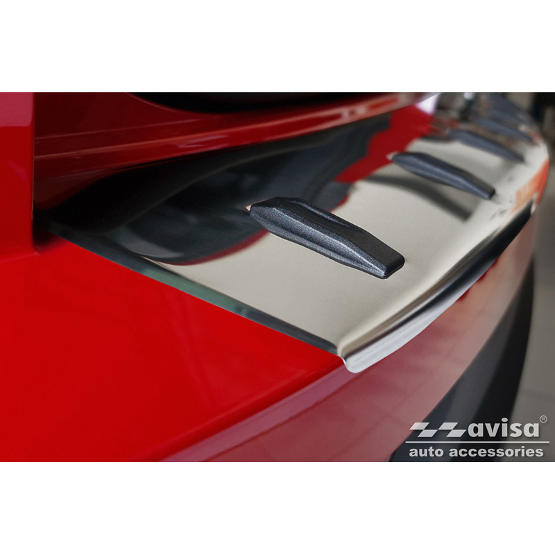 Stainless Steel Rear bumper protector  Skoda Karoq (NU7) Facelift incl. Sportline 2022- 'STRONG EDITION'