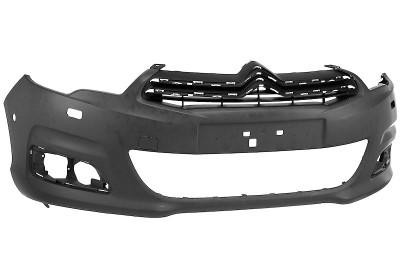voorbumper, in primer, PDC, voor koplampsproeiers Citroen C4, 20