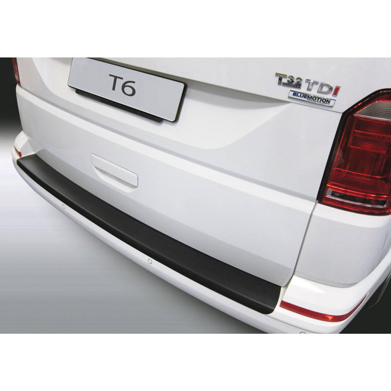 ABS Achterbumper beschermlijst  Volkswagen Transporter T6 Caravelle/Multivan 9/2015- met achterklep Zwart