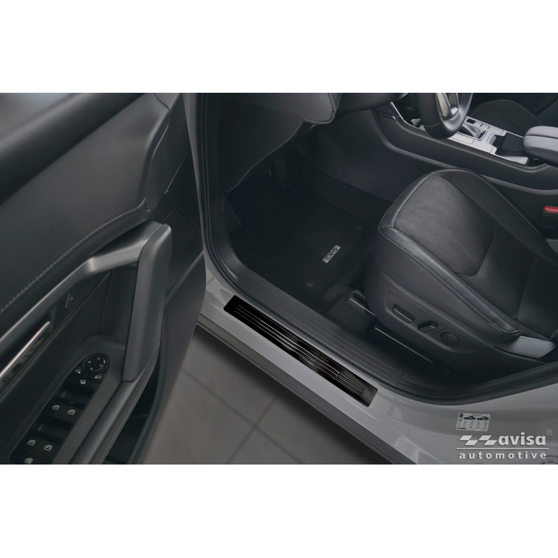 Avisa Zwart RVS Instaplijsten  Mazda CX-5 III 2025- - 'Lines' - 4-delig
