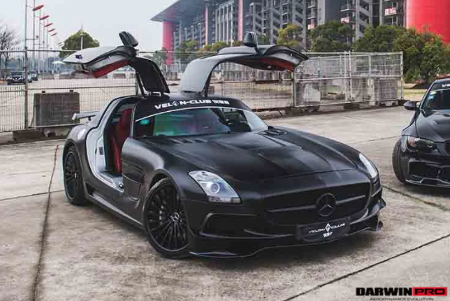 Mercedes Benz W197 SLS AMG BKSS Style Full Body Kit 2010-2015