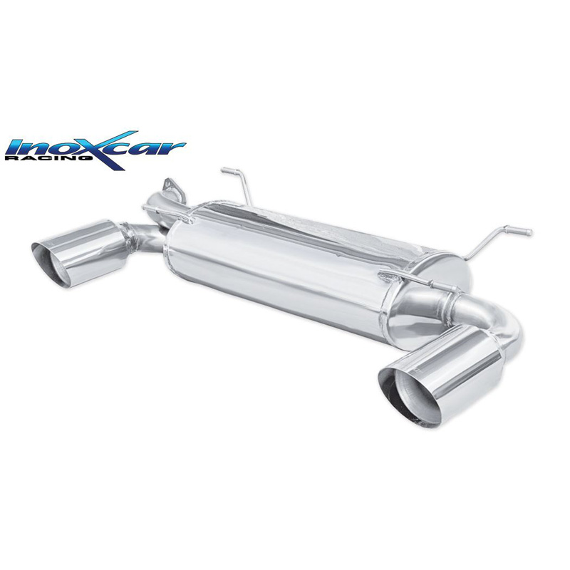 100% Inox Double Sport Exhaust  Toyota GT86 2.0 (200hp) Facelift 2017- 1x114mm Racing