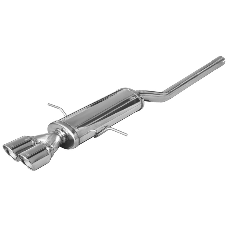 100% Inox Sport Exhaust  Mini R58 Coupé 1.6 Cooper S/JCW (184/211HP) 2011- 2x80mm X-Race