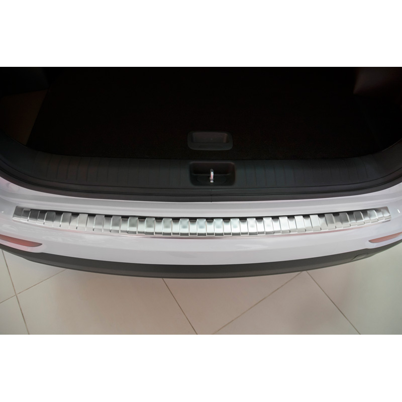 Stainless Steel Rear bumper protector  Kia Sportage IV 2016-2018 'Ribs'