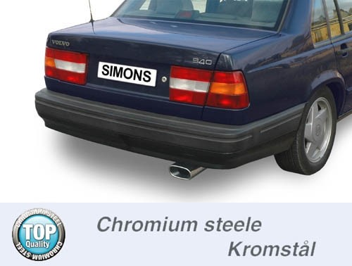 Simons Uitlaatsysteem af kat. Volvo 940 1990-1997