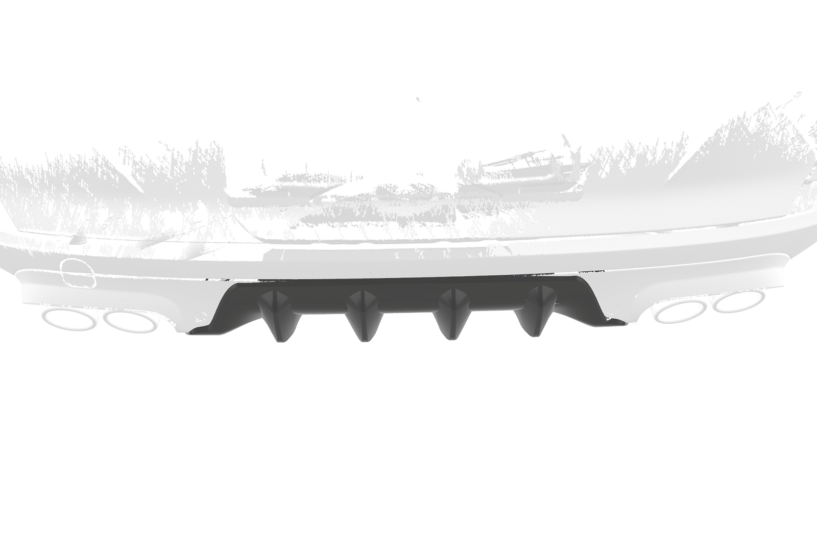 Diffuser Cupra Formentor CSR Glans Zwart