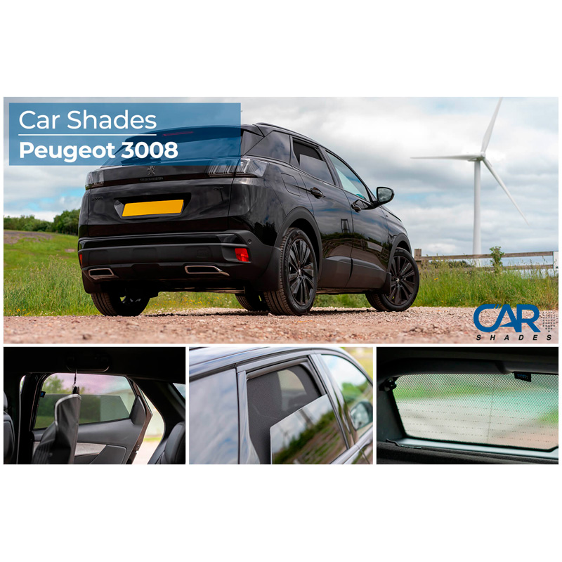 Set Car Shades  Peugeot 3008 II 2016- (6-pieces)