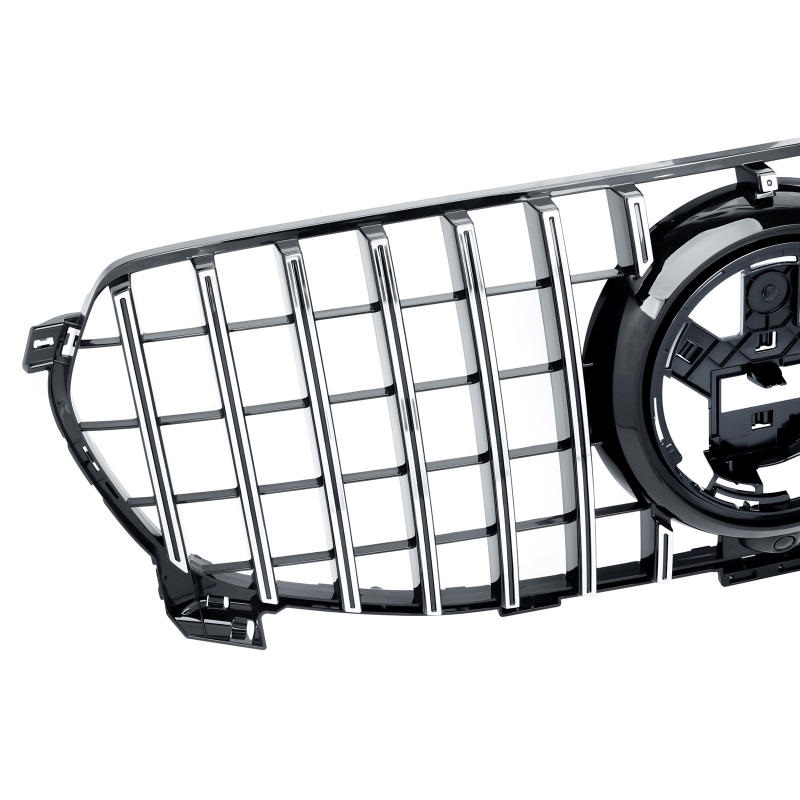 Grill Mercedes GLE W167 19-23 GT Look Glans Zwart / Chroom