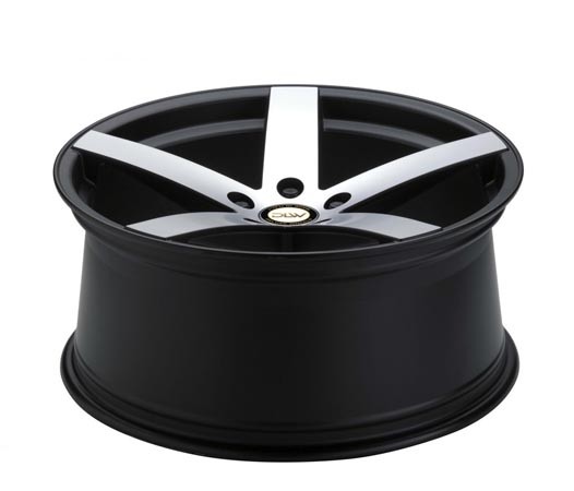Deluxe Uros K Black Matt Polish 9x20 5x108 ET35 Velgen