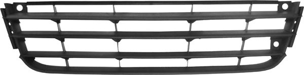 Bumper Grill TOURAN 06-10 MAT ZWART