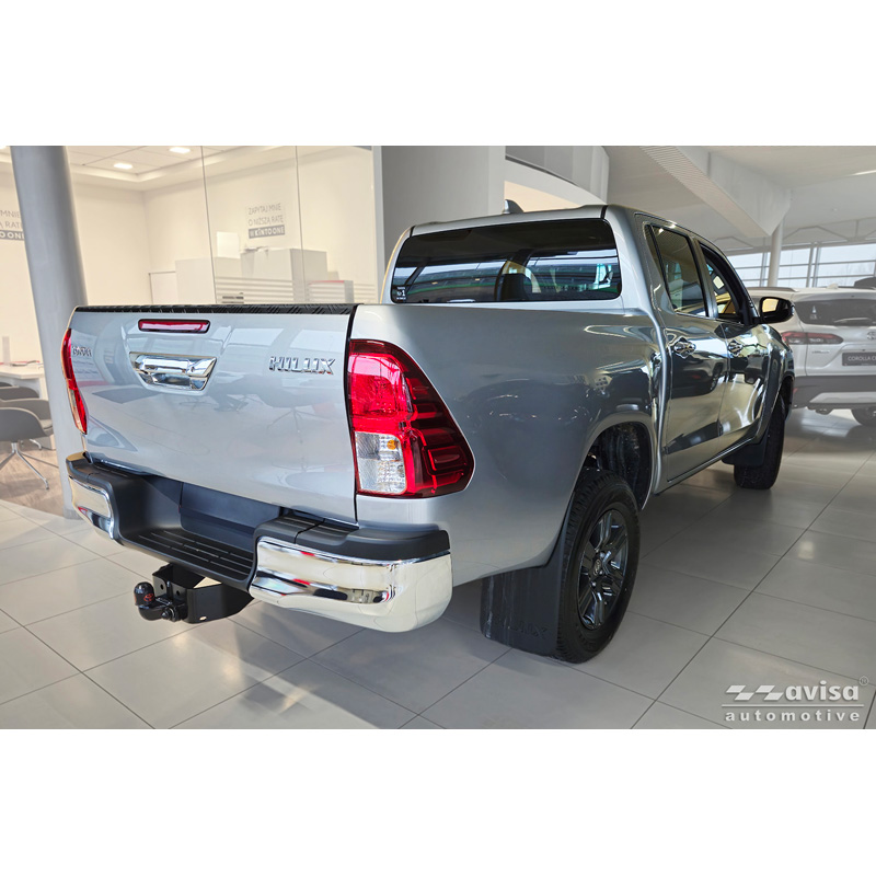 Avisa Aluminium Tailgate protector  Toyota Hilux VIII Facelift 2020- - Black