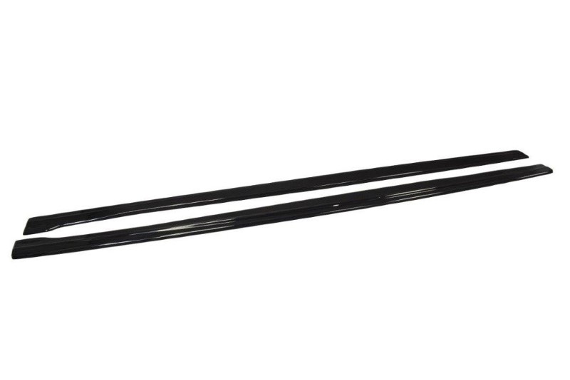 Zijskirts V.2 Audi RS7 C7 FL Maxton Glans Zwart