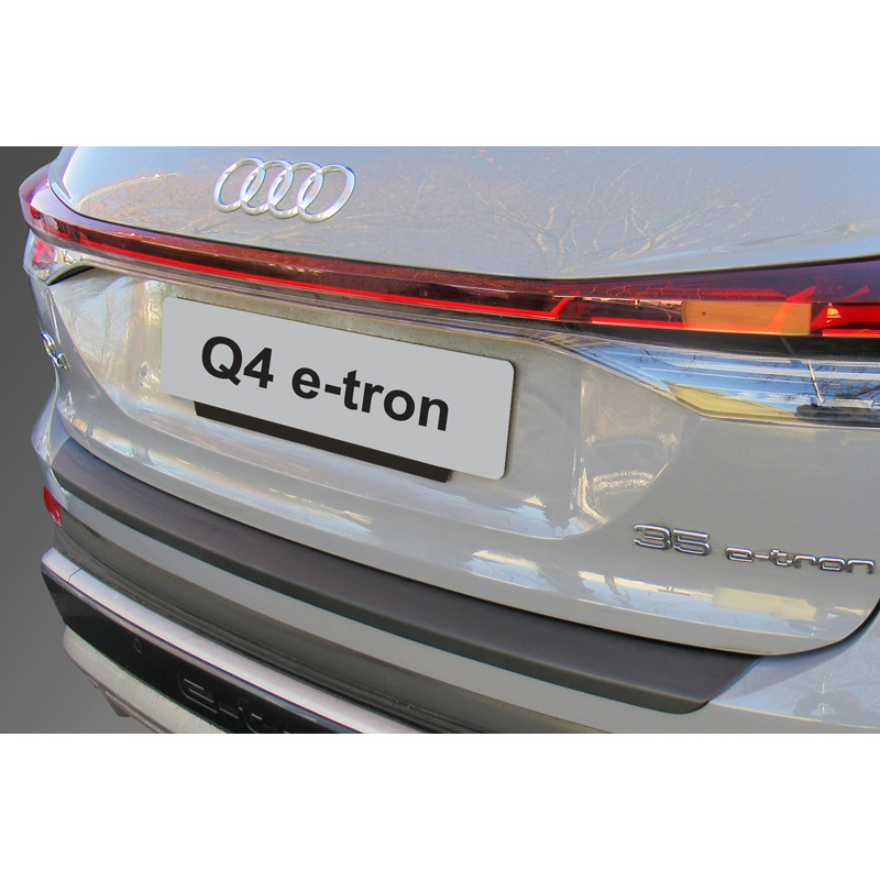 ABS Rear bumper protector  Audi Q4 e-tron (F4B) & Q4 e-tron Sportback (F4N) 2020- Black
