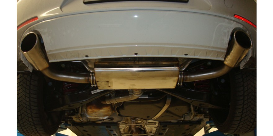 VW Beetle Typ 16 Einddemper Uitgang rechts/links - 115x85 Typ 38