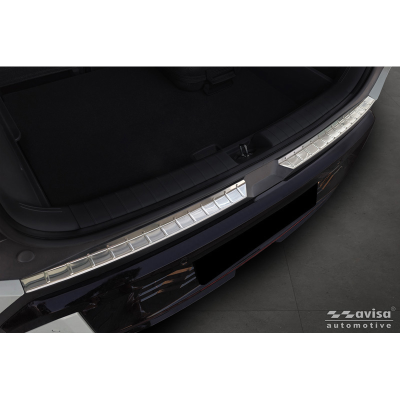 Avisa Stainless Steel Rear Bumper Protector  KIA EV3 GT 2024- - Silver - 2-pieces
