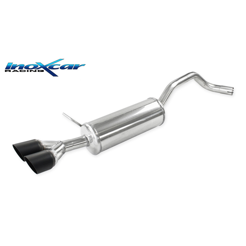 100% Inox Sport Exhaust  Seat Ibiza SC (6J) 1.2 Tsi FR 110hp 2015- 2x80mm Ceramic Black