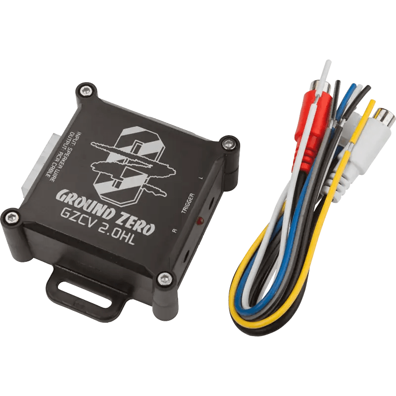 Ground Zero GZCV 2.0HL High-to-Low Signal Converter (RCA)