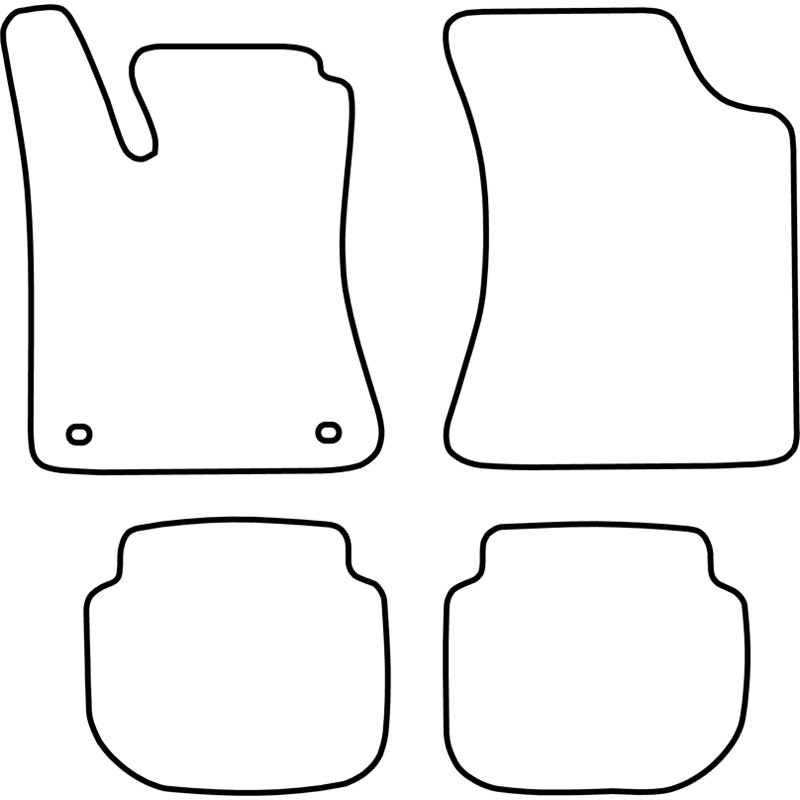 Set velour car mats  Volvo 440/460 1987-1997