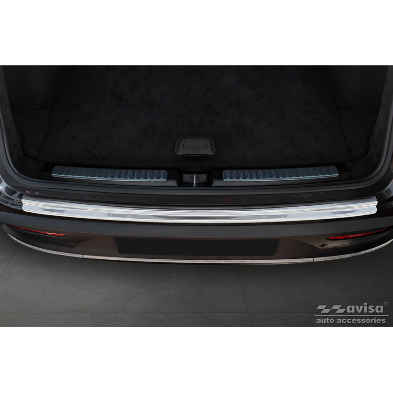 Stainless Steel Rear bumper protector  Mercedes EQC (N293) 2019- 'Ribs'