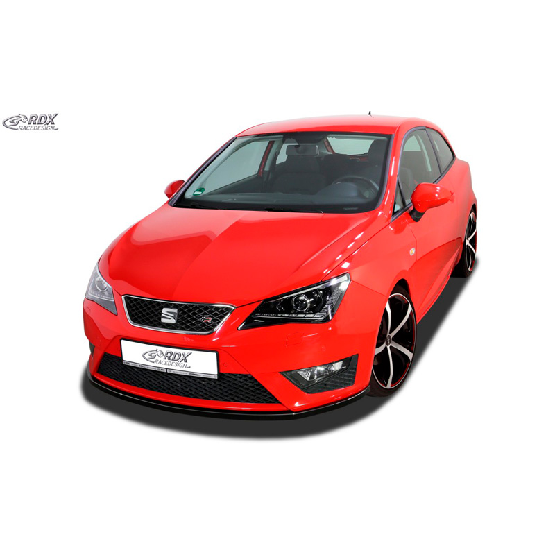 Front spoiler  Seat Ibiza 6J SC/HB/ST FR Facelift 2012-2017 (ABS glossy black)