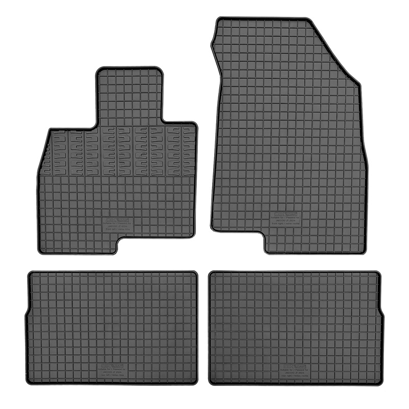 Rubber car mats set  Jaecoo J7 2024- (4-pieces + fixing system)