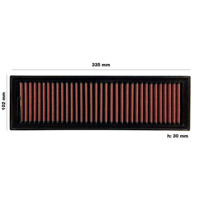 Simoni Racing Replacement air filter  Citroën Berlingo, C2, C3, C-Elysee, Peugeot 1007, 207, Partner 2002-
