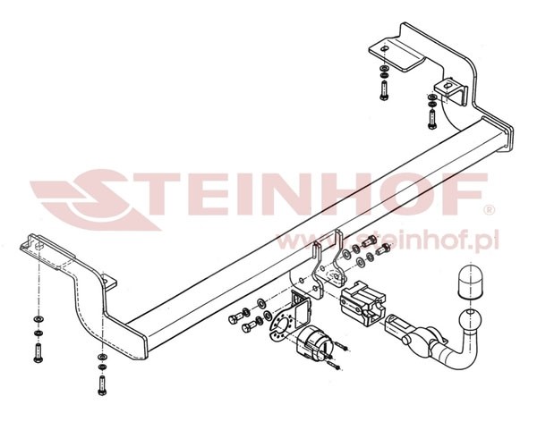 Trekhaak Citroen C5 4/5D 03/2001-09/2004