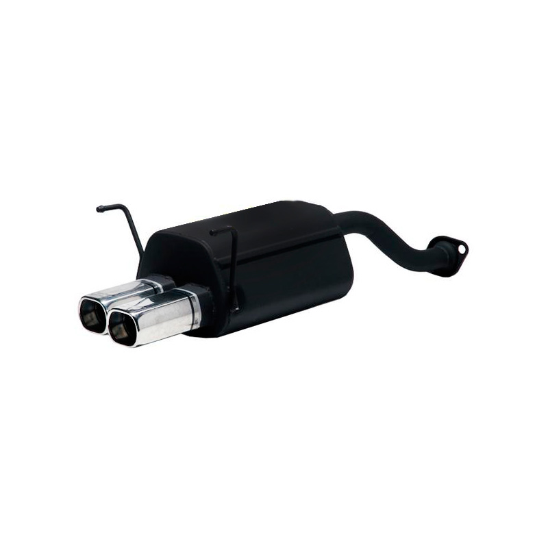 Sport exhaust  Honda Civic VII HB 1.4i 66kW/1.6i 81kW 2002-2006 2x 80x65mm