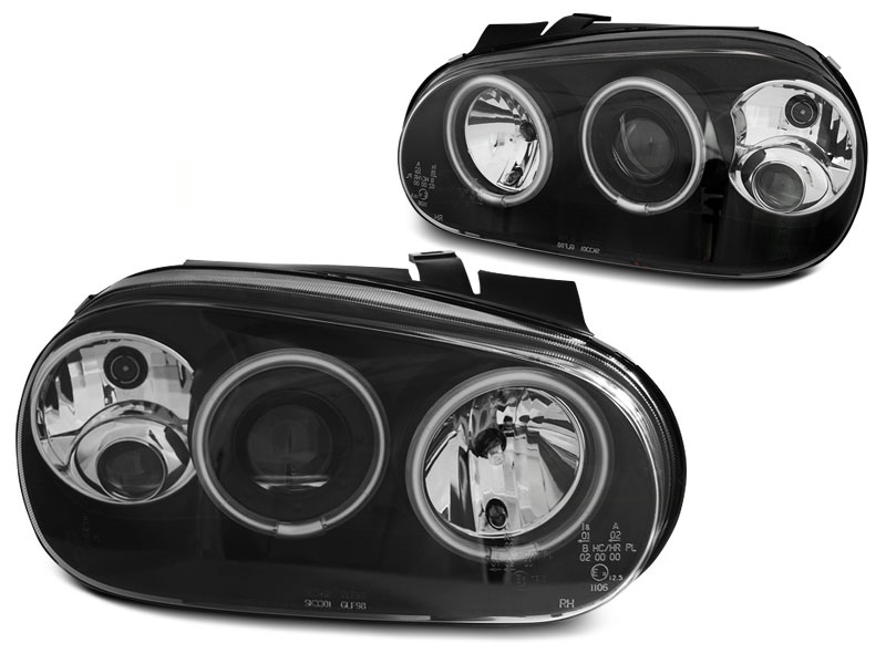 Koplampen VW Golf IV Angel Eyes Ice CCFL