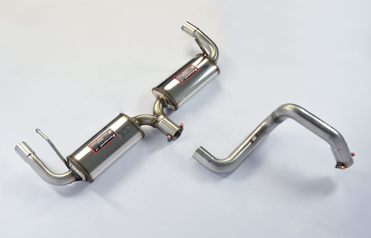 595 ABARTH 1.4T "Turismo/Competizione" (160 Hp) ' 12 -> ' 15 Rear exhaust Right - Left