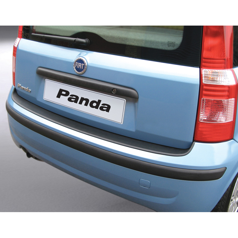 ABS Rear bumper protector  Fiat Panda II 2003-2012 Black